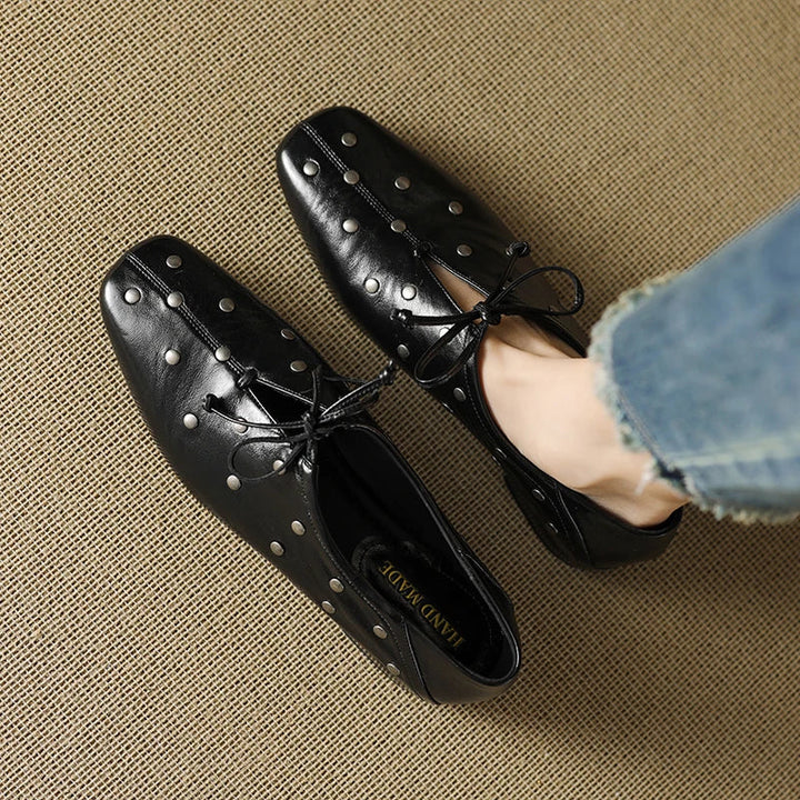 VICTORIA STUDDED LOAFERS