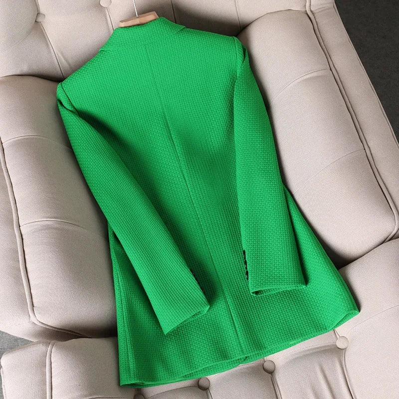 VICTORIA PLAID BLAZER