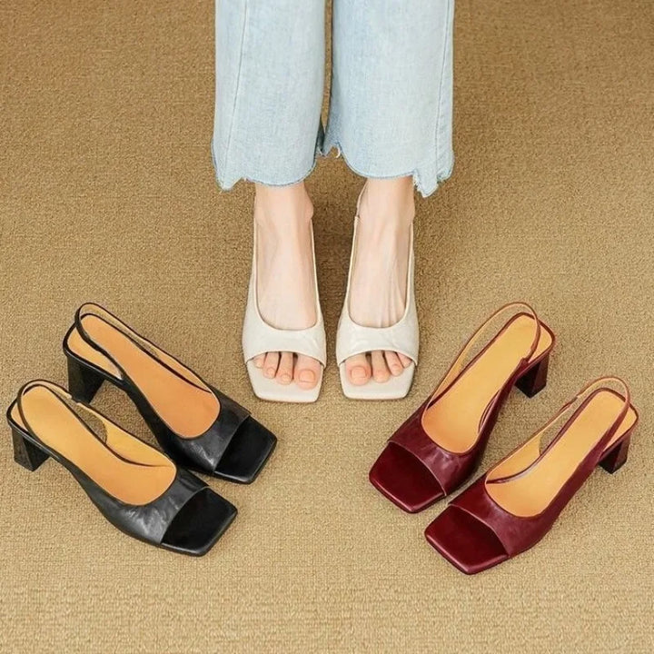 TERRA NOVA LEATHER HEELS