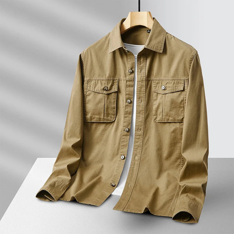 LEVARO COTTON OVER SHIRT