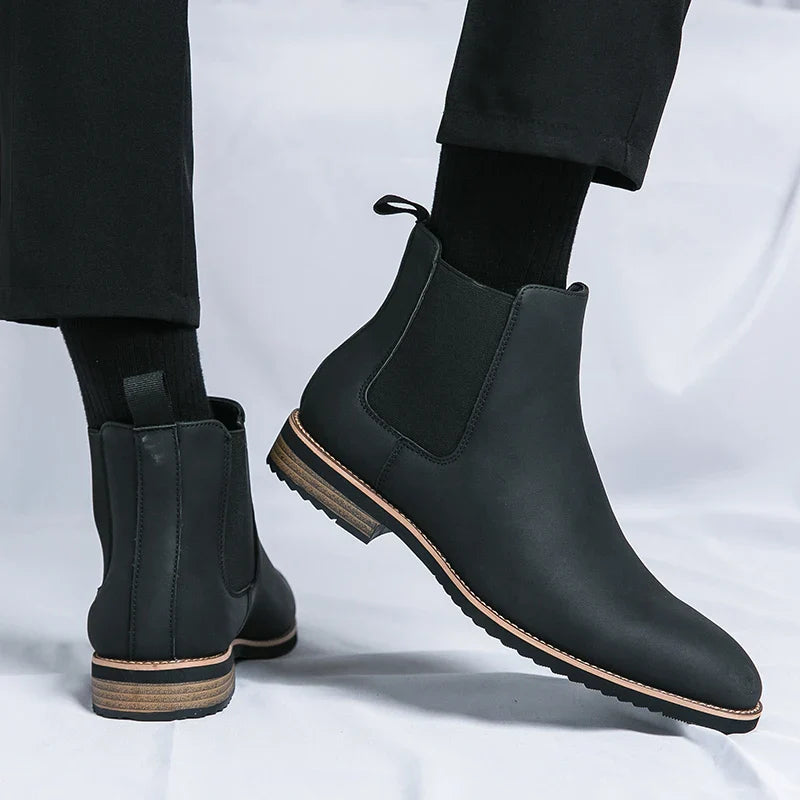 MARKSEN CHELSEA LEATHER BOOTS