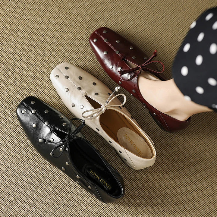 VICTORIA STUDDED LOAFERS
