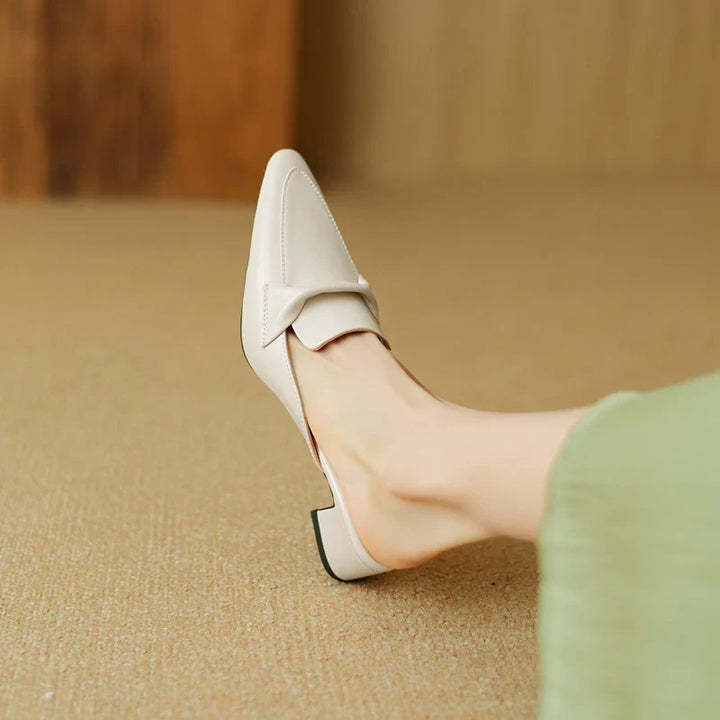RIVIERA CLASSIC LEATHER MULES