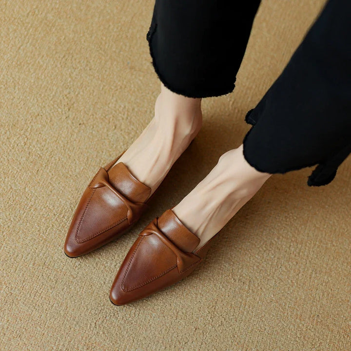 RIVIERA CLASSIC LEATHER MULES