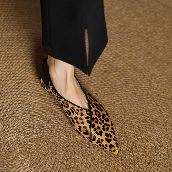 SAVANNAH LEATHER FLATS
