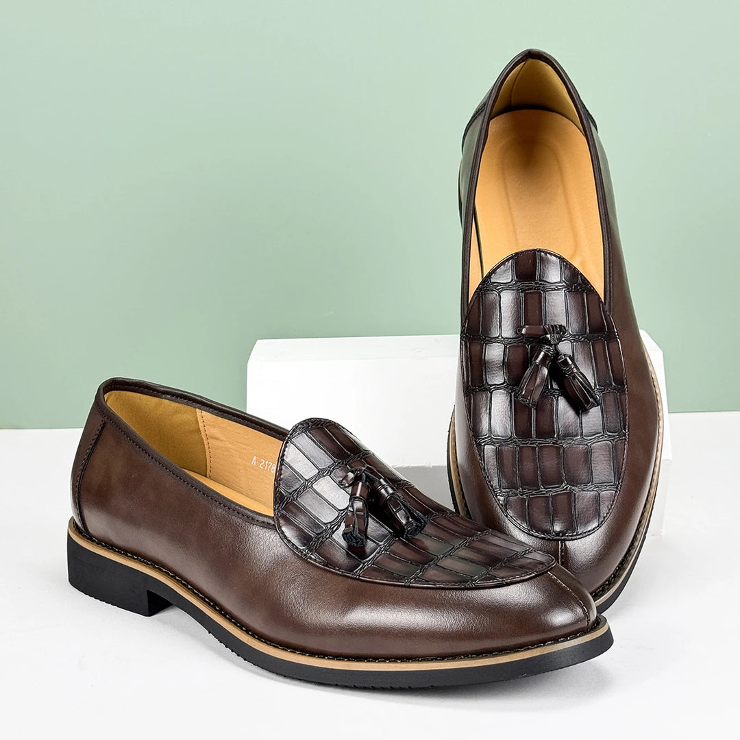 VARESE CROC LOAFERS