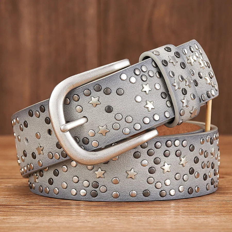 SIERRA STAR-STUDDED BELT