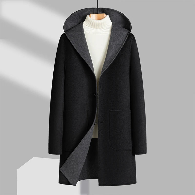 Armitage Reversible Wool Blend Topcoat