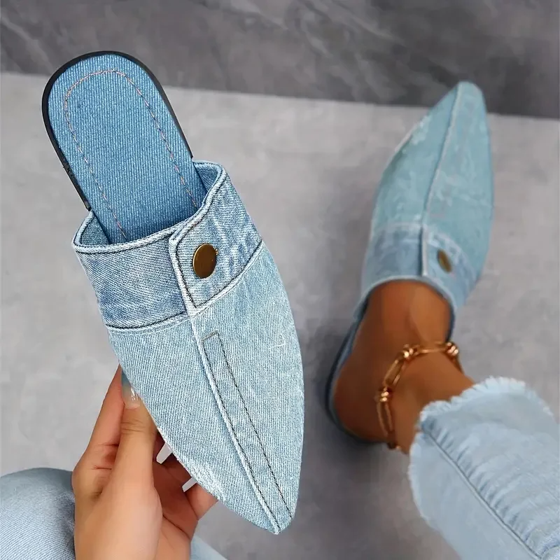 ARLA DENIM MULES