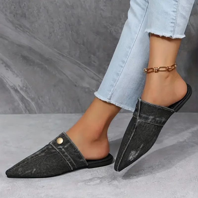ARLA DENIM MULES