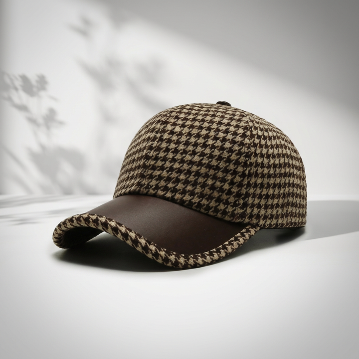 HARLOW LEATHER  BASEBALL CAP