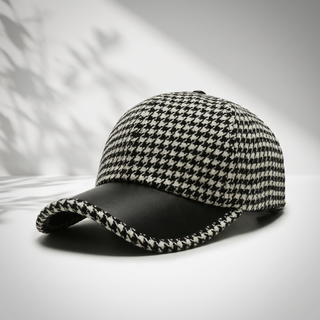HARLOW LEATHER  BASEBALL CAP
