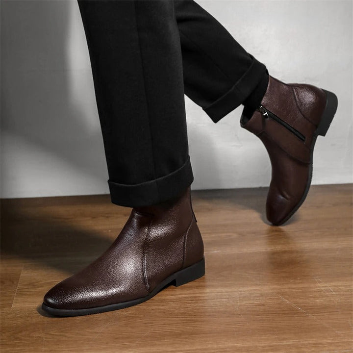 CAMILLERI ANKLE WINGTIP BOOT