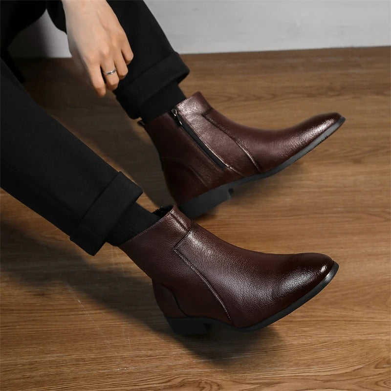 CAMILLERI ANKLE WINGTIP BOOT