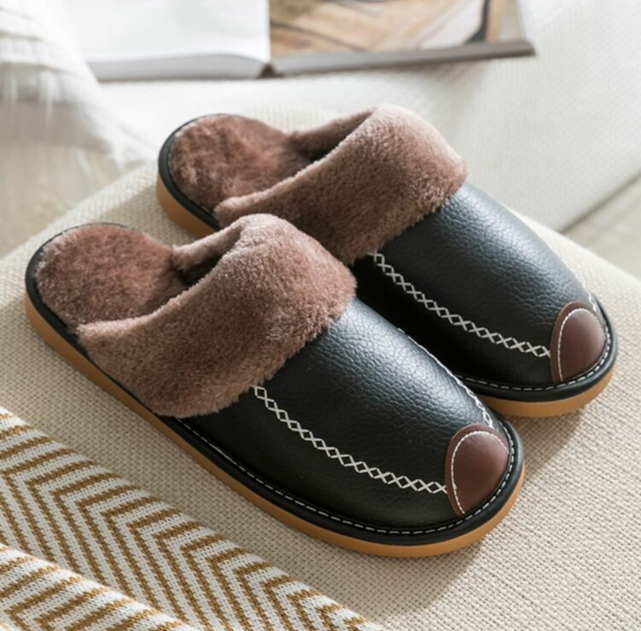 Coziette Premium Leather Slides