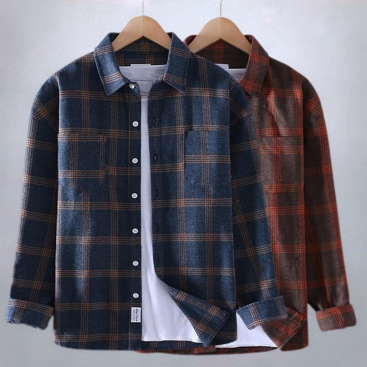 JohnX TUMBLE PLAID SHIRT